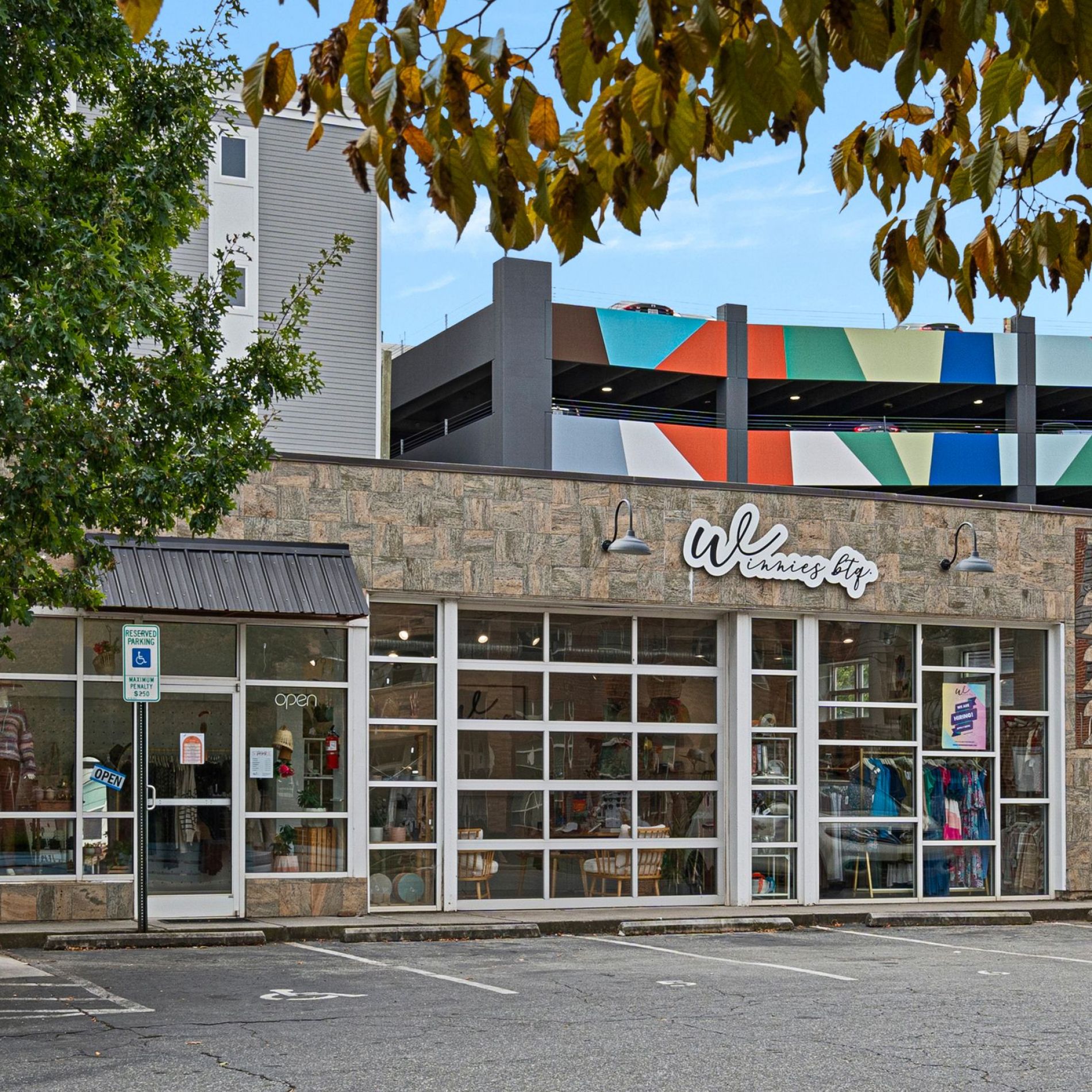 Exterior of building in Plaza Midwood, NC