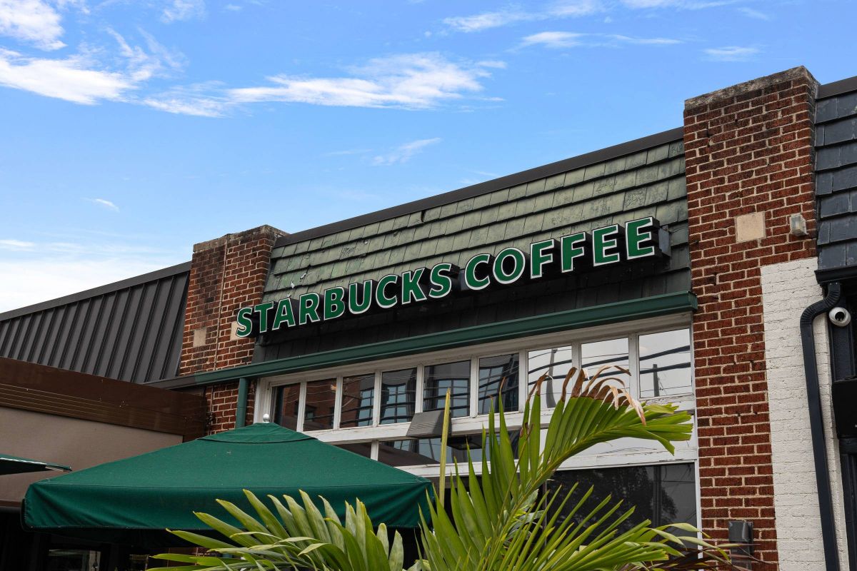 Starbucks coffee building exterior